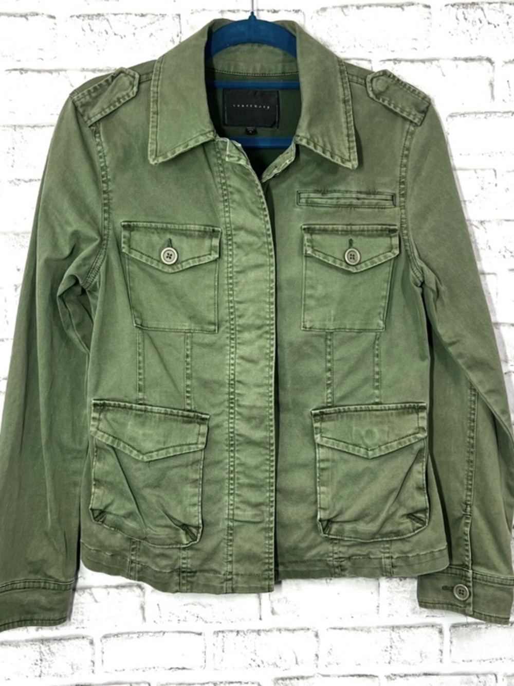|•SANCTUARY•| Hunter Green Military Style Jacket Size Small